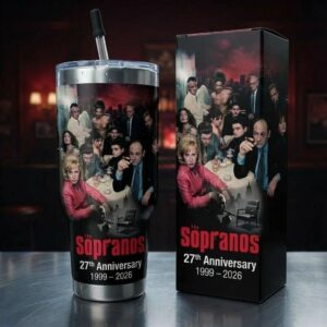 The Sopranos 27th Anniversary 1999 - 2026 Tumbler with Handle