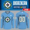Winnipeg Jets Ukrainian Heritage Night Custom Hockey Jersey