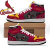 Arizona Cardinals Personalized Name Heartbeat High Top Shoes