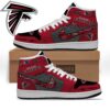 Atlanta Falcons Personalized Name EKG Football High Top Shoes