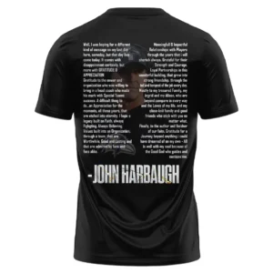 Baltimore Ravens Thank You John Harbaugh Signature T-Shirt