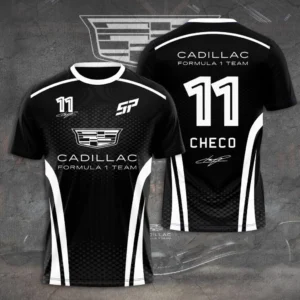 Cadillac Formula 1 Team Checo Perez Number 11 Jersey T-Shirt