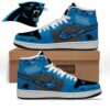 Carolina Panthers Personalized Name Heartbeat Air Jordan 1