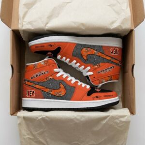 Cincinnati Bengals Personalized Name High Top Shoes