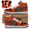 Cincinnati Bengals Personalized Name High Top Shoes