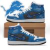 Detroit Lions Custom Name High Top Sneakers