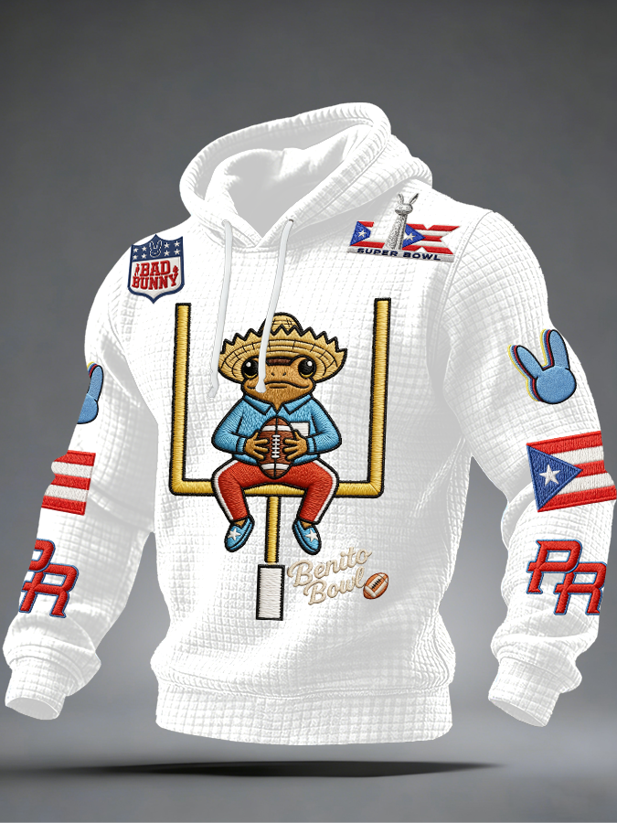 Bad Bunny Benito Bowl Super Bowl LIX Hoodie - LeagueLockerGear
