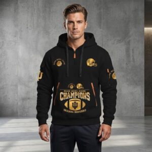 Indiana Hoosiers Rose Bowl Game Champions 3D Hoodie