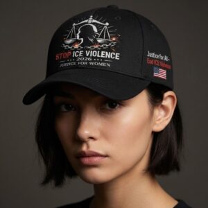 Stop ICE Violence Justice for Women 2026 Baseball Cap