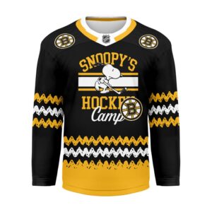 Boston Bruins Snoopy's Hockey Camp Hockey Jersey