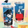 Carolina Panthers Snoopy Personalized Tumbler