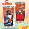 Chicago Bears Snoopy Custom Name Tumbler