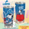 Detroit Lions Snoopy Custom Tumbler