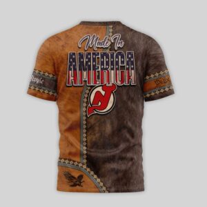 New Jersey Devils USA 250th Anniversary 3D T-Shirt