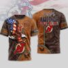 New Jersey Devils USA 250th Anniversary 3D T-Shirt
