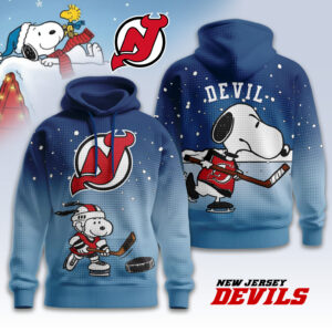 New Jersey Devils Snoopy Hockey Hoodie