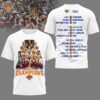 New York Knicks 2025 Emirates NBA Cup Champions Roster T-Shirt