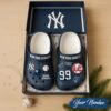 New York Yankees Custom Number Clogs With Charms