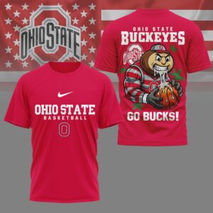 Ohio State Buckeyes NCAA GameDay Basketball 3D TShirt
