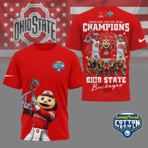 Ohio State Buckeyes Goodyear Cotton Bowl Champions T-Shirt