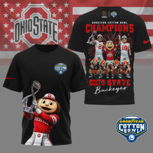 Ohio State Buckeyes Goodyear Cotton Bowl Champions T-Shirt
