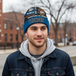 Oklahoma City Thunder Champions Du Monde Beanie