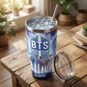 BTS Comeback 2026 Spring Stainless Steel Tumbler