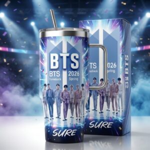 BTS Comeback 2026 Spring Stainless Steel Tumbler