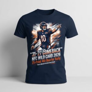 Chicago Bears 31-27 Comeback NFC Wild Card 2026 T-Shirt