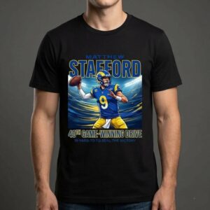 Matthew Stafford 40th Game-Winning Drive T-Shirt