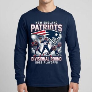 New England Patriots Divisional Round 2026 Playoffs Long Sleeve Shirt