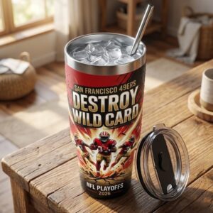 San Francisco 49ers Destroy Wild Card NFL Playoffs 2026 Tumbler