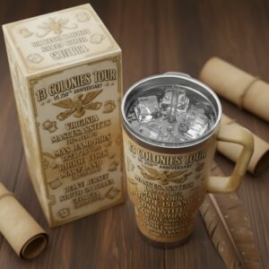 13 Colonies Tour US 250th Anniversary Tumbler With Handle