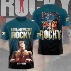 Rocky 50th Anniversary 1976-2026 T-Shirt