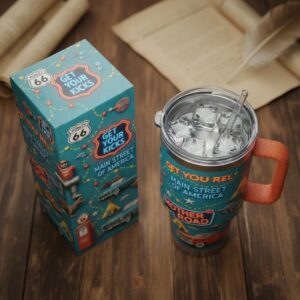 Route 66 Get Your Kicks Mother Road Tumbler