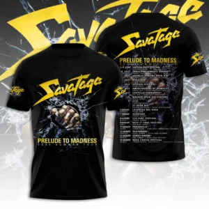 Savatage Prelude to Madness 2026 Summer Tour T-Shirt