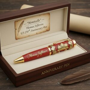 Thomas Jefferson Monticello US 250th Anniversary Pen