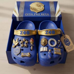 Zeta Phi Beta 1920 Custom Charms Clogs