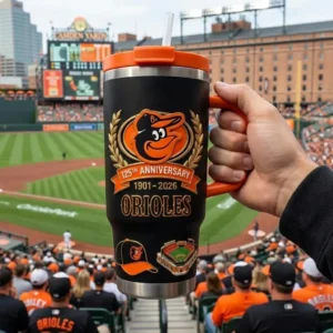 Baltimore Orioles 125th Anniversary 1901-2026 Tumbler