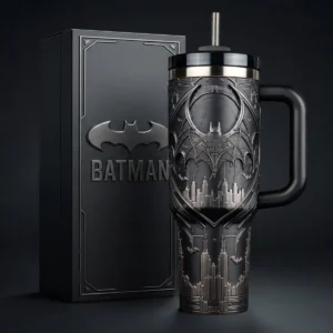 Batman Gotham City Tumbler With Handle