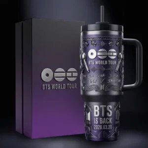 BTS Is Back World Tour Stanley Tumbler