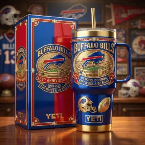 Buffalo Bills 65th Anniversary 1960-2025 YETI Tumbler