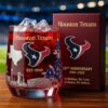 Houston Texans 26th Anniversary 1999-2025 Whiskey Glass