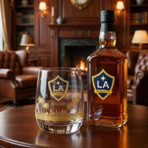 LA Galaxy Whiskey Glass