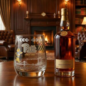 Pittsburgh Panthers Since 1890 Whiskey Glass