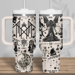 Sleep Token Take Me Back to Eden Album Art Tumbler With Handle