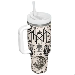 Sleep Token Take Me Back to Eden Album Art Tumbler With Handle