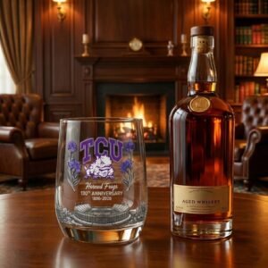 TCU Horned Frogs 130th Anniversary 1896-2026 Whiskey Glass