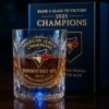 Toronto Blue Jays 2025 American League Champions World Series Bound Whiskey Glass