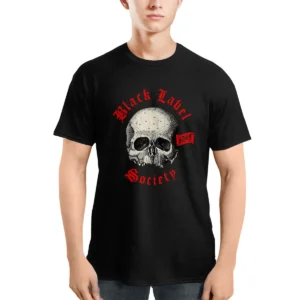Black Label Society Anatomy Skull T-Shirt